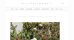 Desktop Screenshot of mischalampert.com