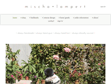 Tablet Screenshot of mischalampert.com